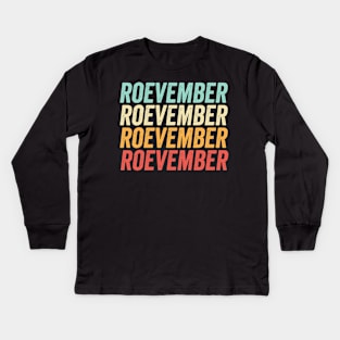 Roe your vote Kids Long Sleeve T-Shirt